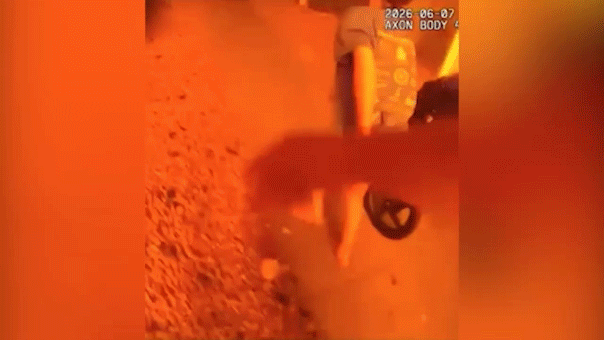 Residents wake up screaming as cops race to rescue them from late-night apartment blaze: video