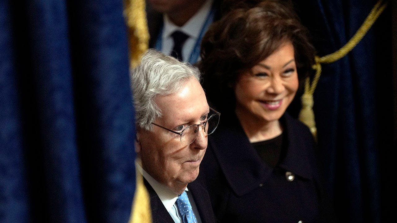 McConnell's wife, Elaine Chao, remained in China while he was hospitalized McConnell's wife, Elaine Chao, remained in China while he was hospitalized