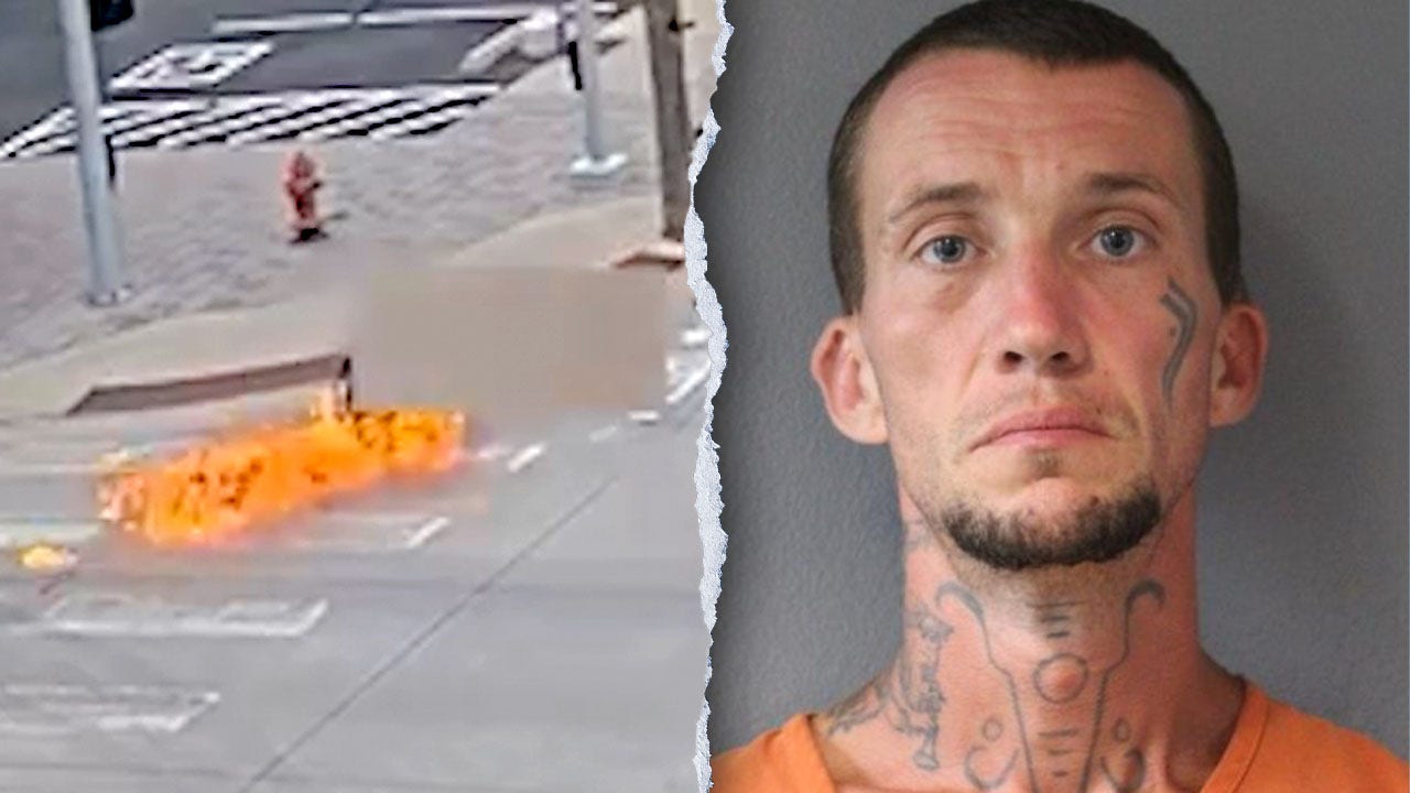 Man arrested after allegedly throwing Molotov cocktail at person in wheelchair near OKC police headquarters
