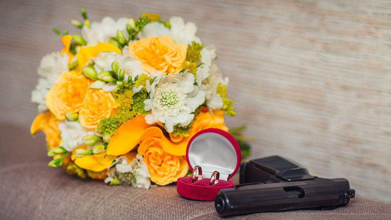 Bride wrestles key away from man accused of firing shots over groomsman eating meatballs with hands dispute Bride wrestles key away from man accused of firing shots over groomsman eating meatballs with hands dispute