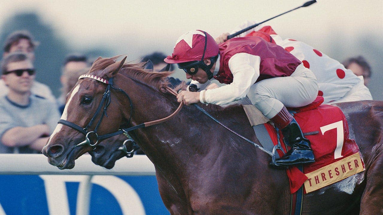 Famed jockey hospitalized with broken ribs and broken thumb after road traffic accident in Newmarket