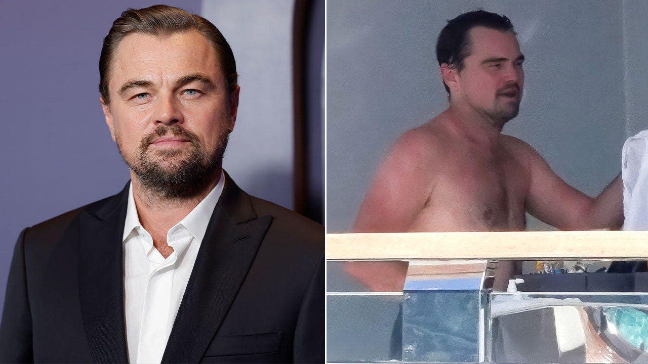 Leonardo DiCaprio goes shirtless during yacht getaway with model girlfriend Vittoria Ceretti