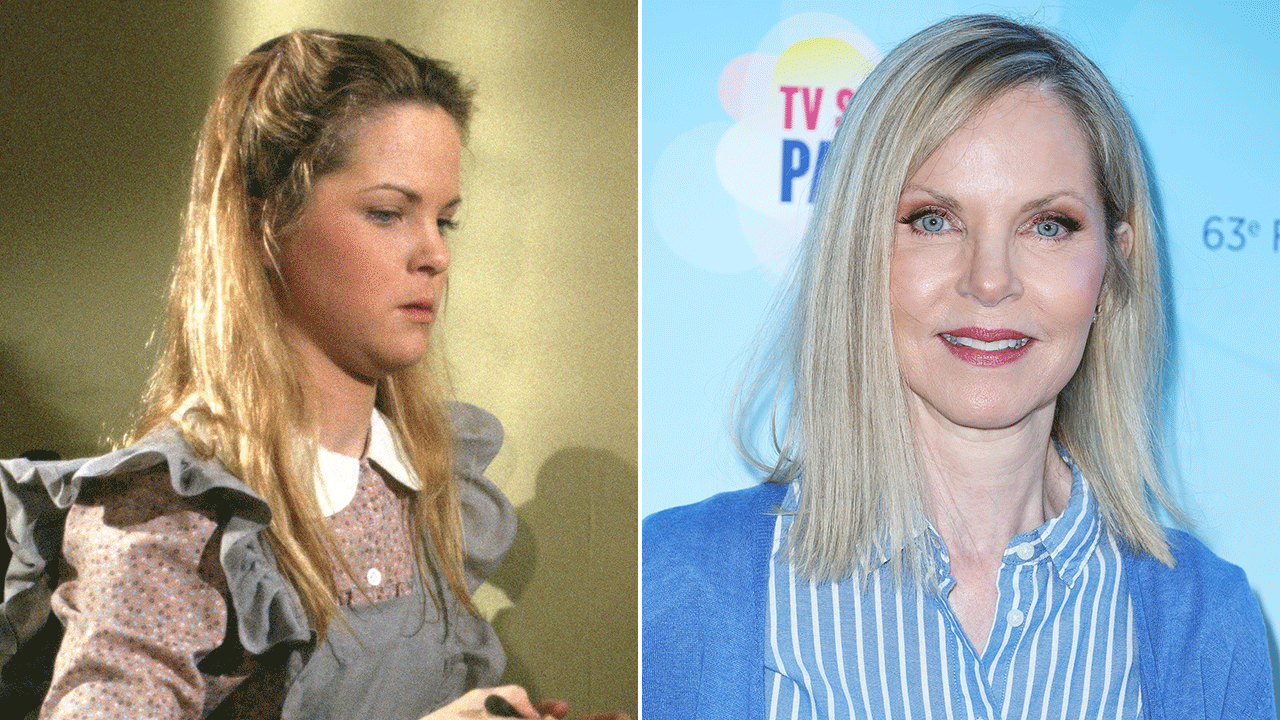 Split of Melissa Sue Anderson on Little House on the Prairie.