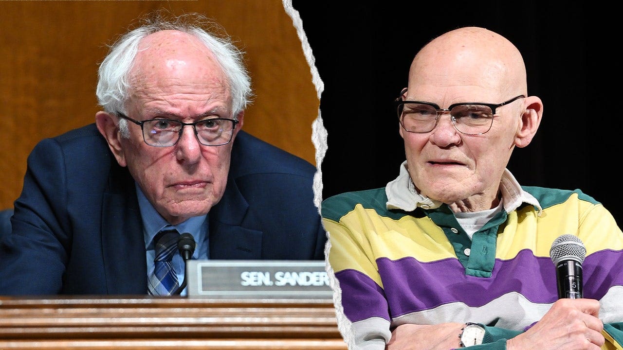 Bernie Sanders tells James Carville to start his own party as moderate Dems warn against ’embracing extremism’ Bernie Sanders tells James Carville to start his own party as moderate Dems warn against ’embracing extremism’