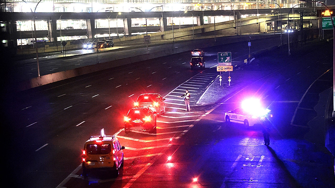 Airport chaos erupts after driver suddenly smashes through fence, hits plane and tractor: police Airport chaos erupts after driver suddenly smashes through fence, hits plane and tractor: police