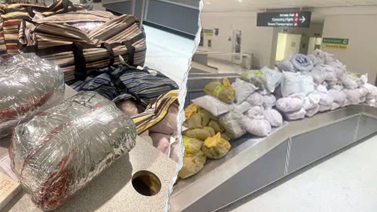 CBP officers seize nearly 850 pounds of khat packed into 12 suitcases after flight from London CBP officers seize nearly 850 pounds of khat packed into 12 suitcases after flight from London