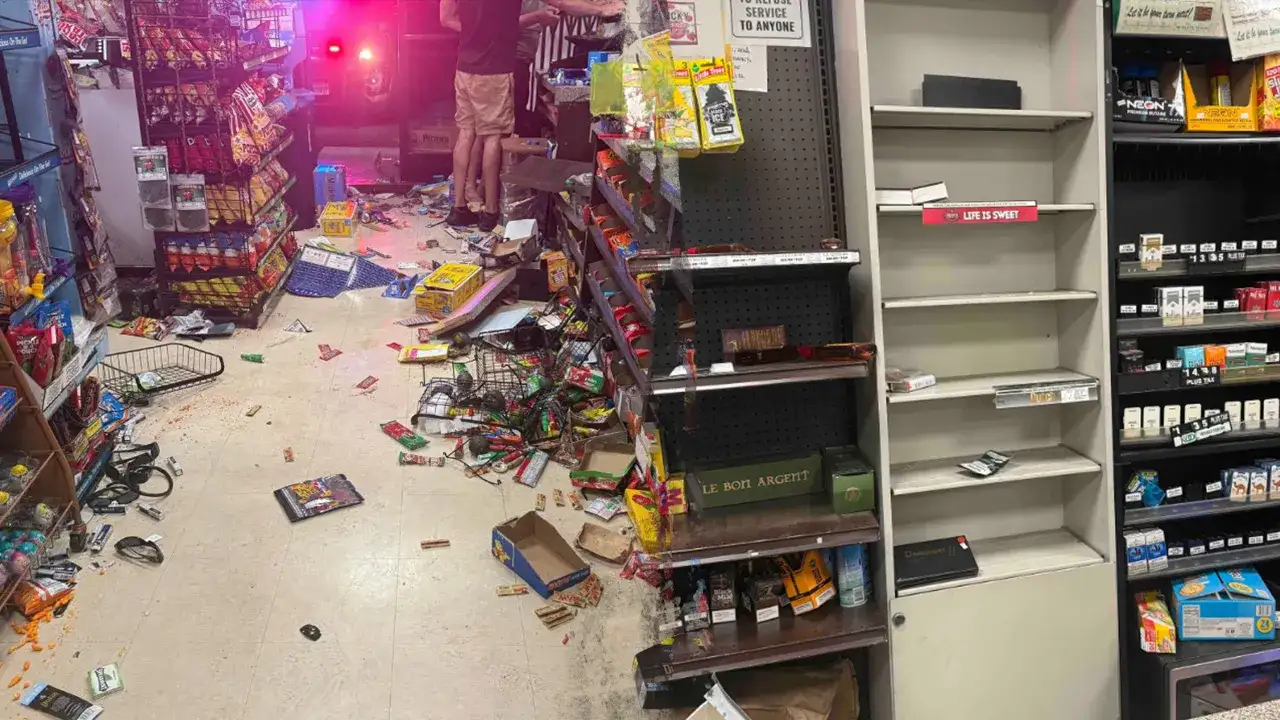 California street takeover suspects ransack family store with power tools California street takeover suspects ransack family store with power tools