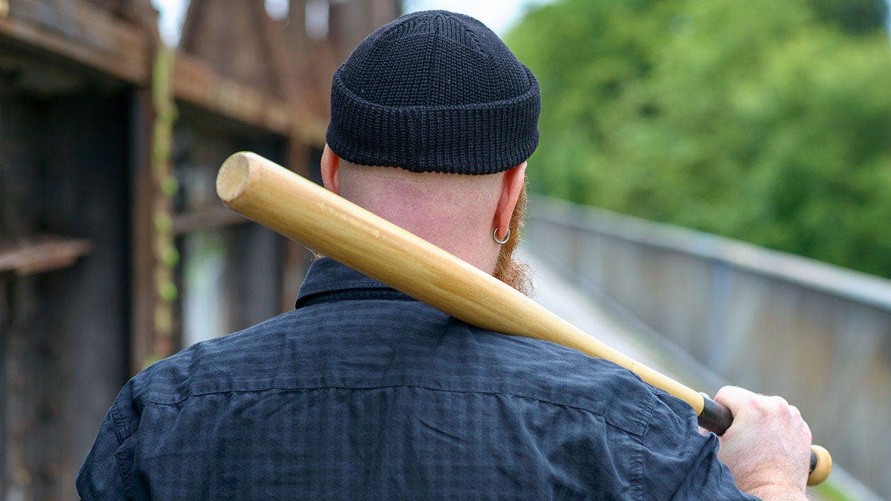 If you're knocking out DoorDash drivers with a baseball bat after they honk at you, police would like a word