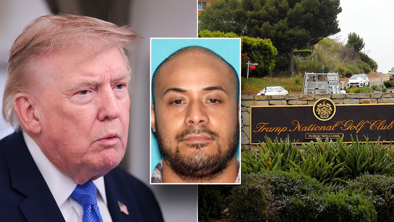 Man arrested at Trump golf course ahead of president&rsquo;s visit allegedly had weapons cache