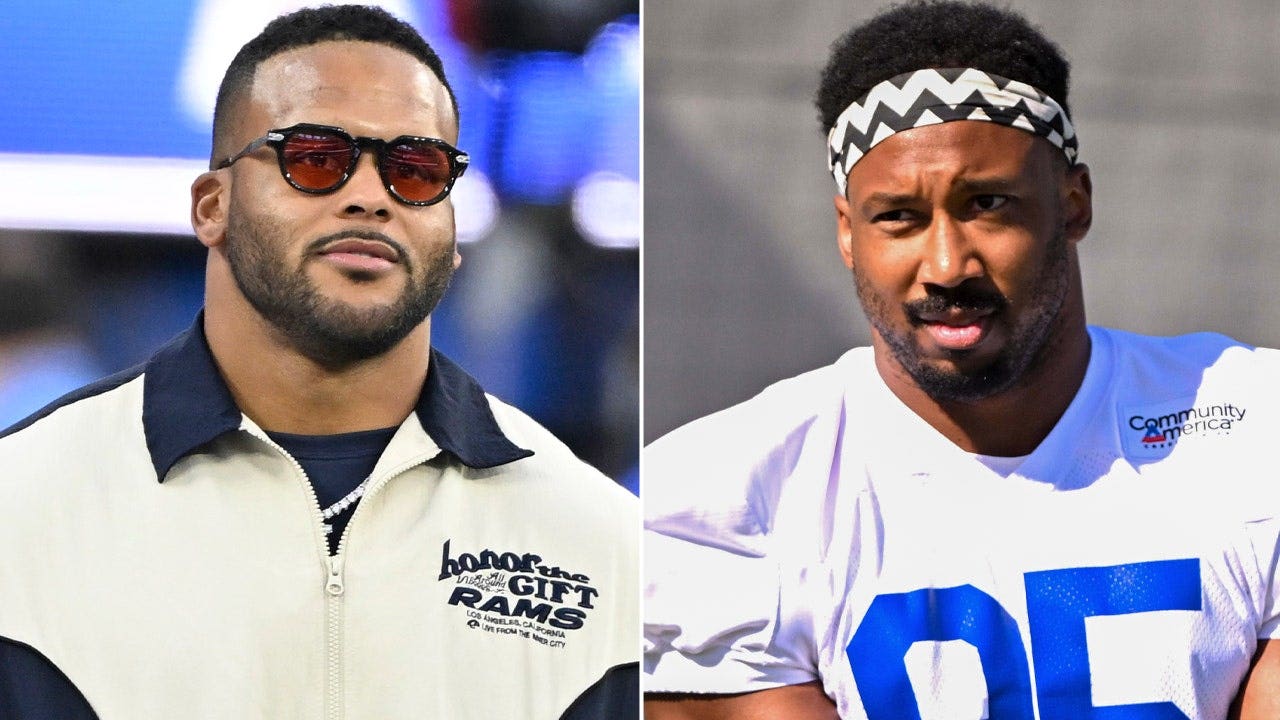 Shawne Merriman says Rams’ Aaron Donald-Myles Garrett combo is ‘insane’ for NFL offenses: ‘Pick your poison’