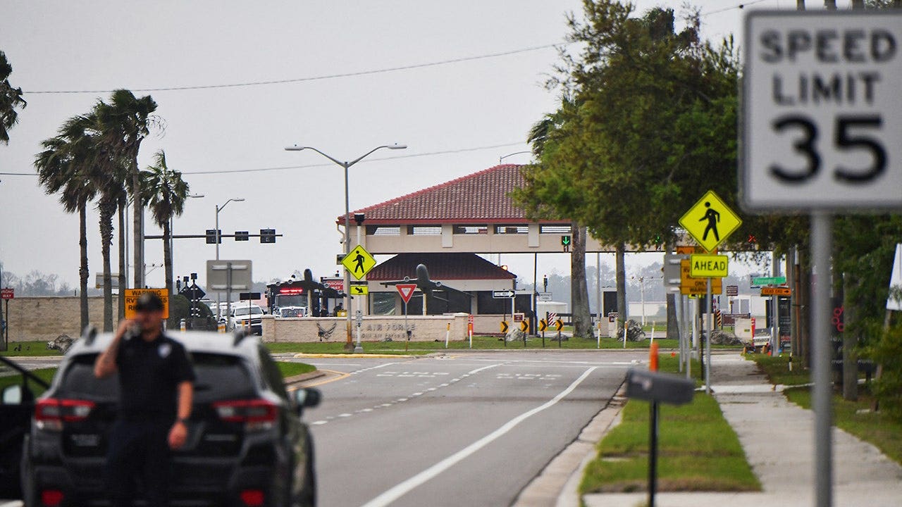 Civilian detained after 'violently engaging' security personnel at Florida Air Force base: report