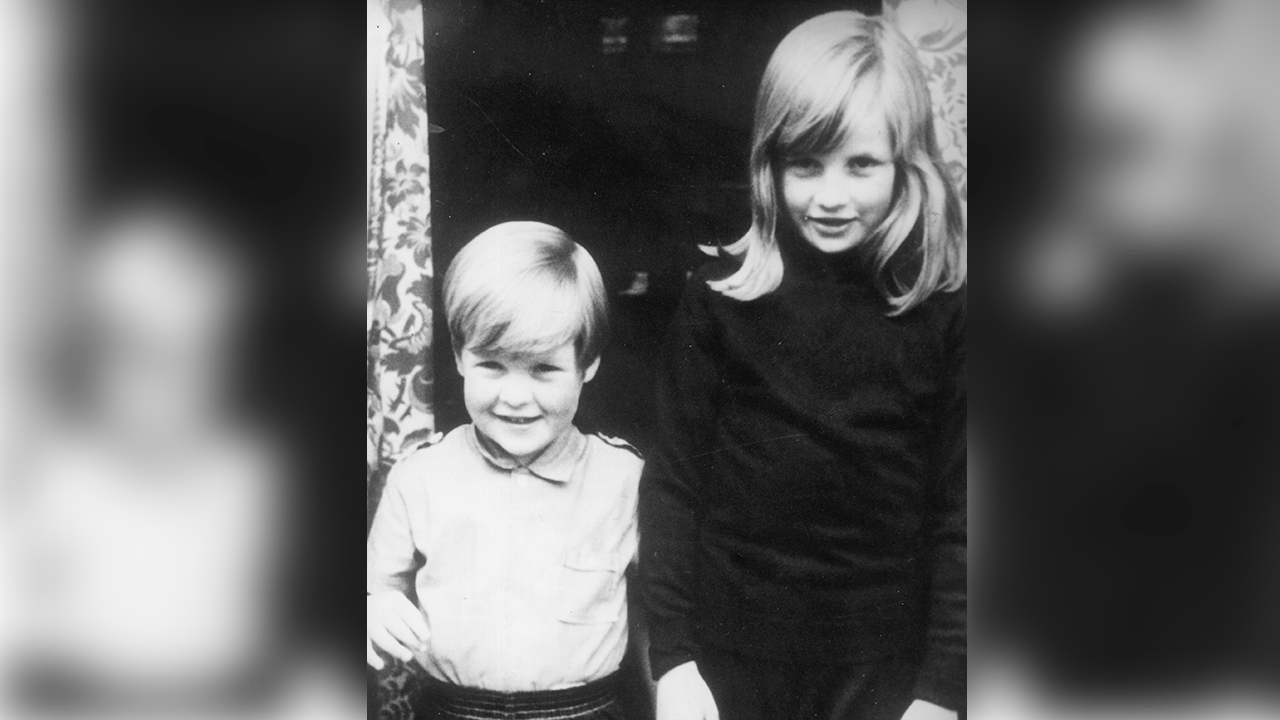 Princess Diana and Charles Spencer as kids