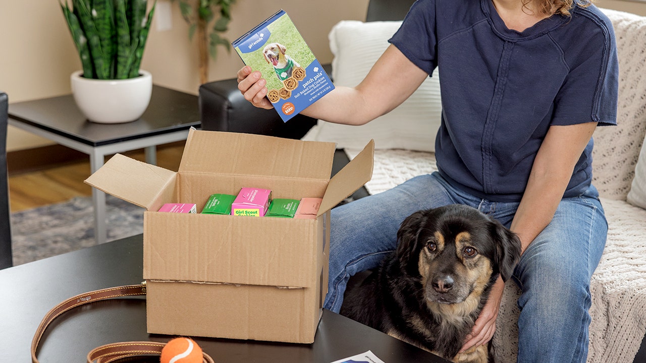 Girl Scout cookies now include blueberry muffin dog treats by BARK