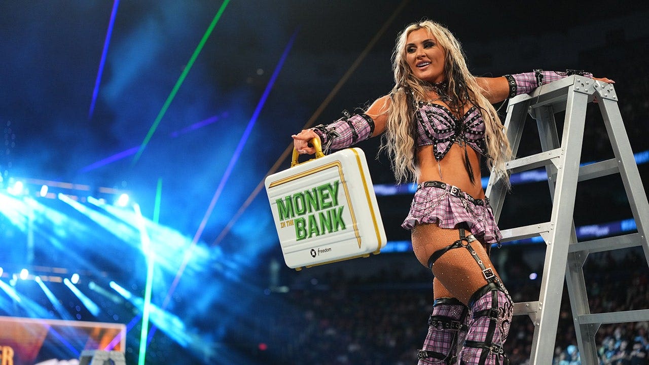 4 heart-stopping moments from women’s Money in the Bank ladder match as Tiffany Stratton snatches briefcase