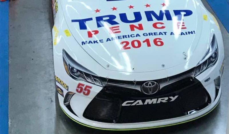 NASCAR driver Reed Sorenson's Car to Feature Trump/Pence Paint