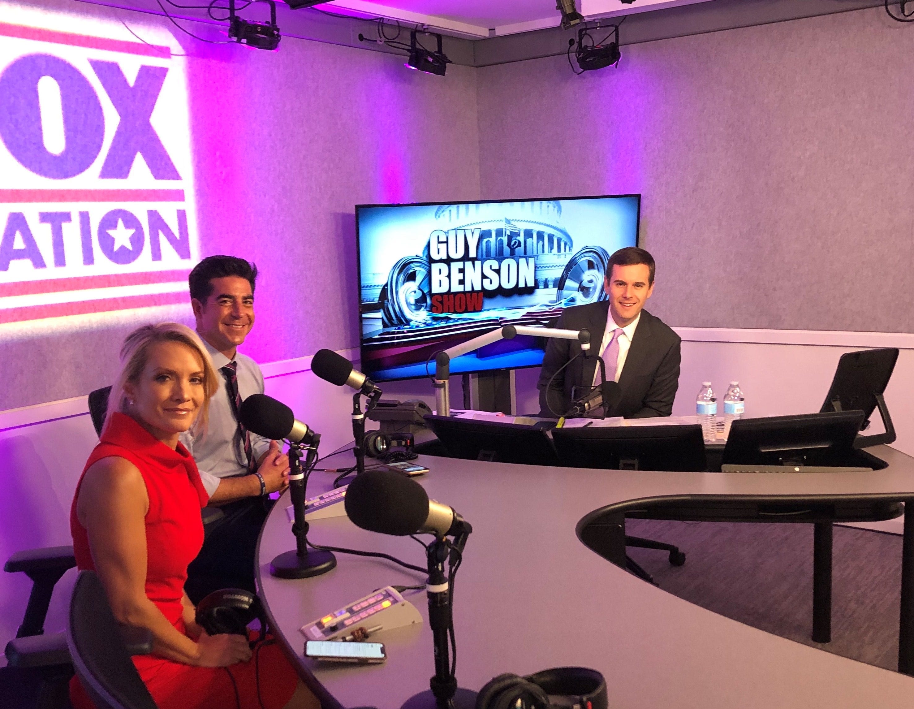 Two Of The Five Dana Perino And Jesse Watters Of The Five Talk Workout Routines Guy Benson